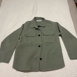 Thakoon Soft Sage Green Button-Up Utility Jacket